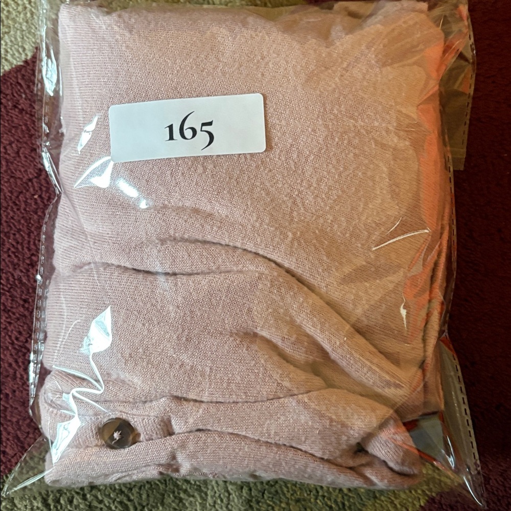 Lane Bryant Women's Plus Size Henley Long Sleeve Sweater Shirt Pink 26/28 - Picture 8 of 8